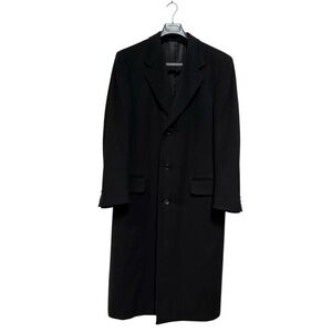 Canali Proposta 100% Cashmere Black Overcoat - Men's IT 50R (US 40R)